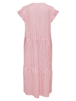 Onlbari Sl Fril Vneck Midi Dress