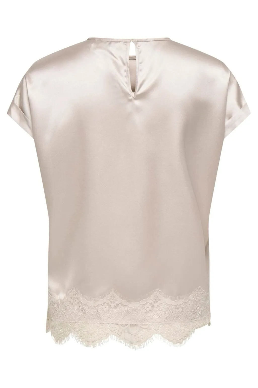 Onlbella Ss Satin Lace Top