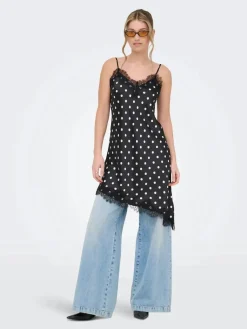 Onlbella Strap Satin Lace Dress