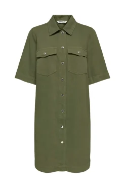 Onlbelle-Silla S/S Button Dress