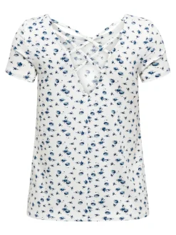Onlbera Back Lace Up S/S Top
