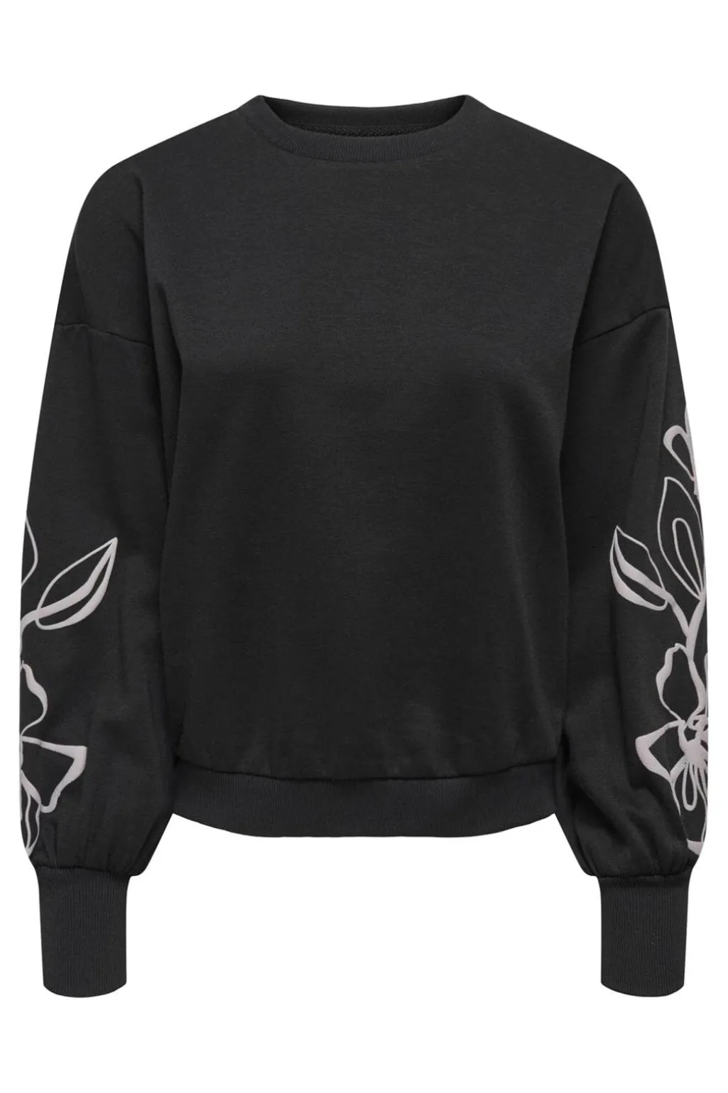 Onlbrooke L/S O-Neck Flower Swt