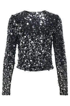 Onlcatina Ls Sequins Top