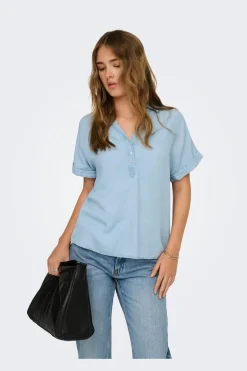 Onlcharis Life Cap Sleeve Shirt Cc