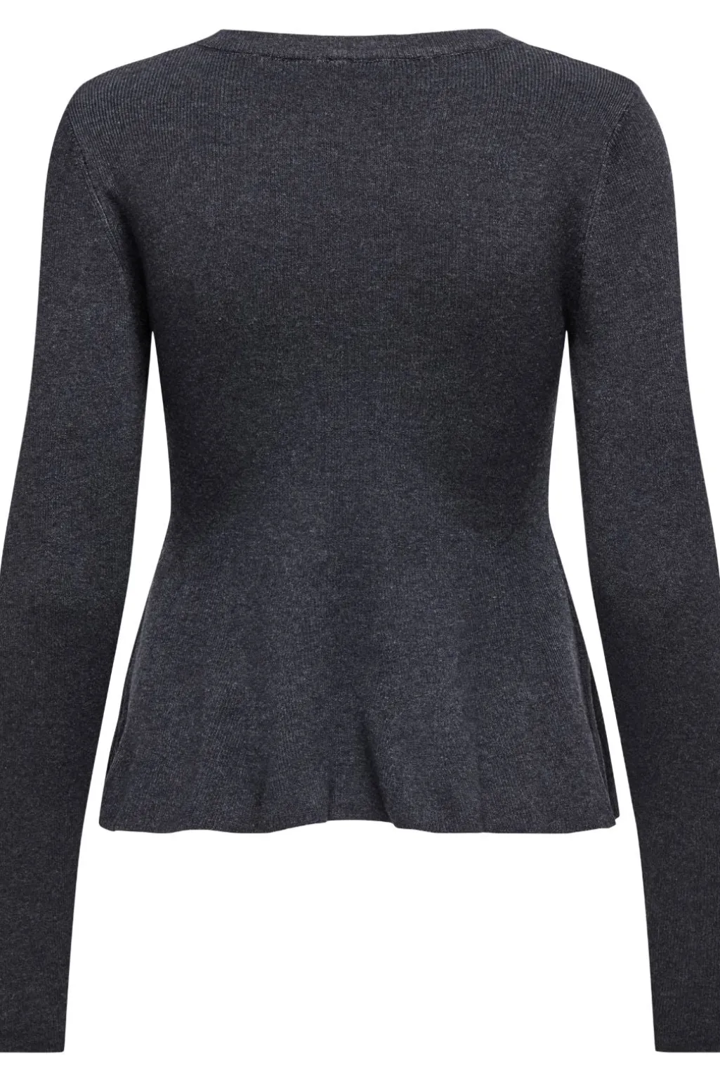 Onlcoco Life Ls Rib Oneck Peplum Cc Knt
