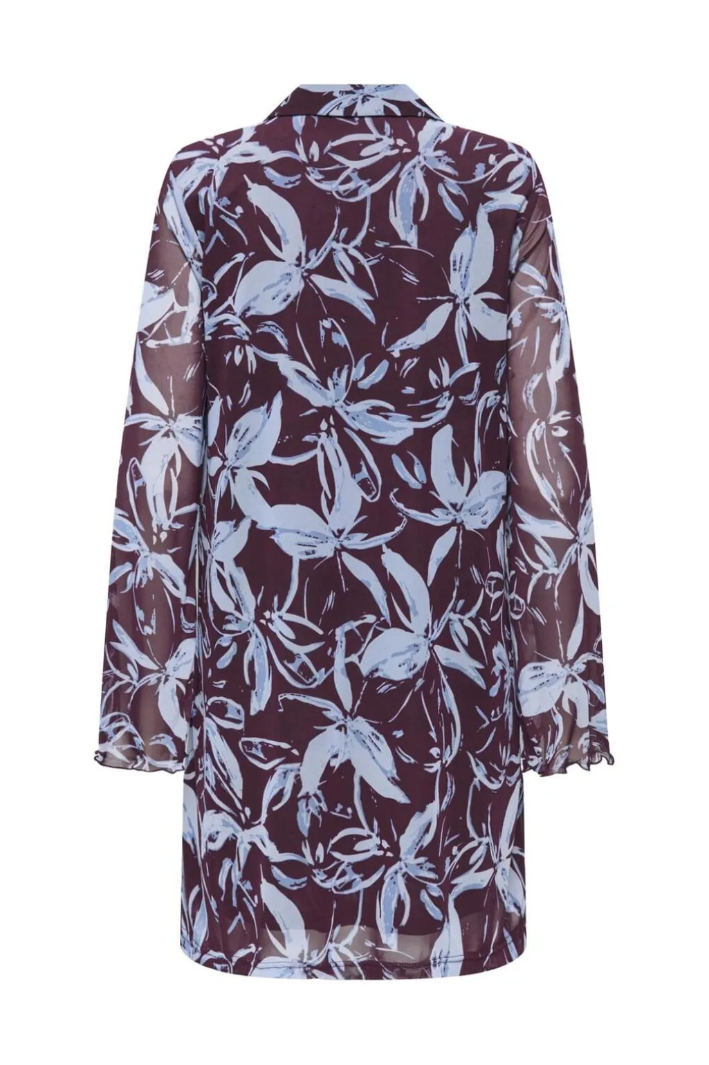 Onlcyril Mesh L/S V-Neck Short Dress