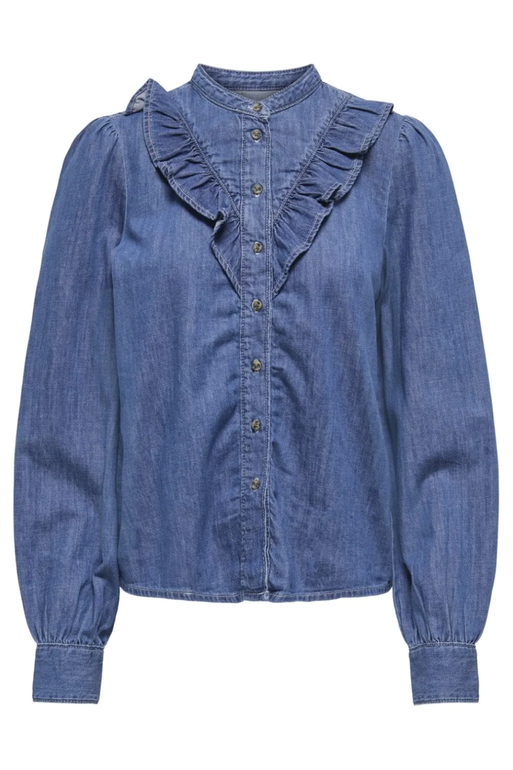 Onldasha-Sevigny L/S Frill Shirt Akm