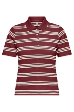 Onlevie S/S Polo Top