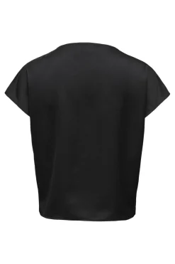 Onlfaraya S/L Button Lace Satin Top