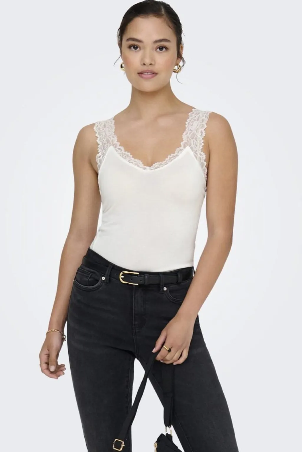 Onl30 Free Life S/L Singlet Top