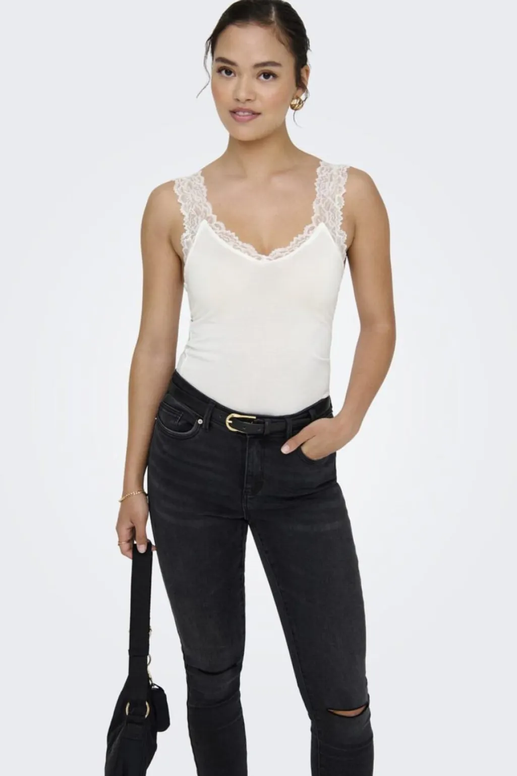 Onl30 Free Life S/L Singlet Top