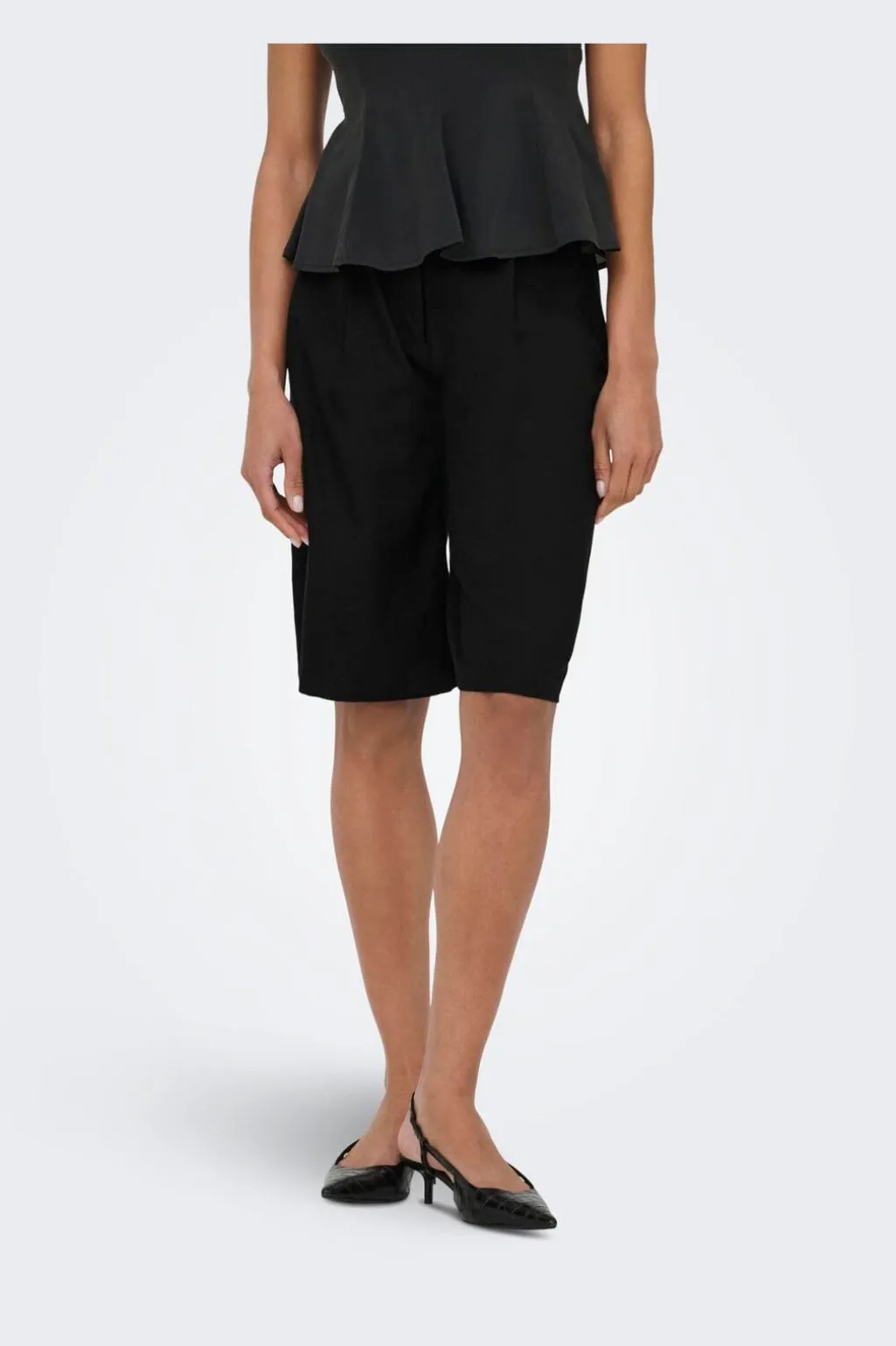 Onlgoa Linen Bl Long Shorts Cc Tlr