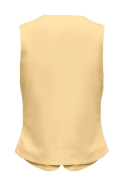 Onlgoa S/L Linen Bl Waistcoat Cc Tlr