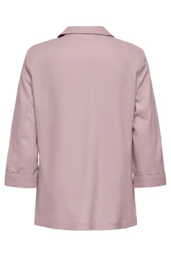 Onlgoa 3/4 Unline Linen Bl Blazer Cc Tlr