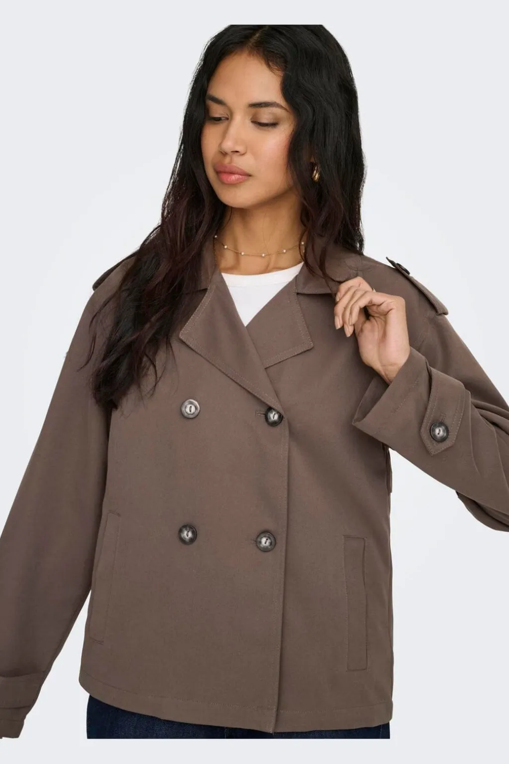 Onlhannah Short Life Trenchcoat