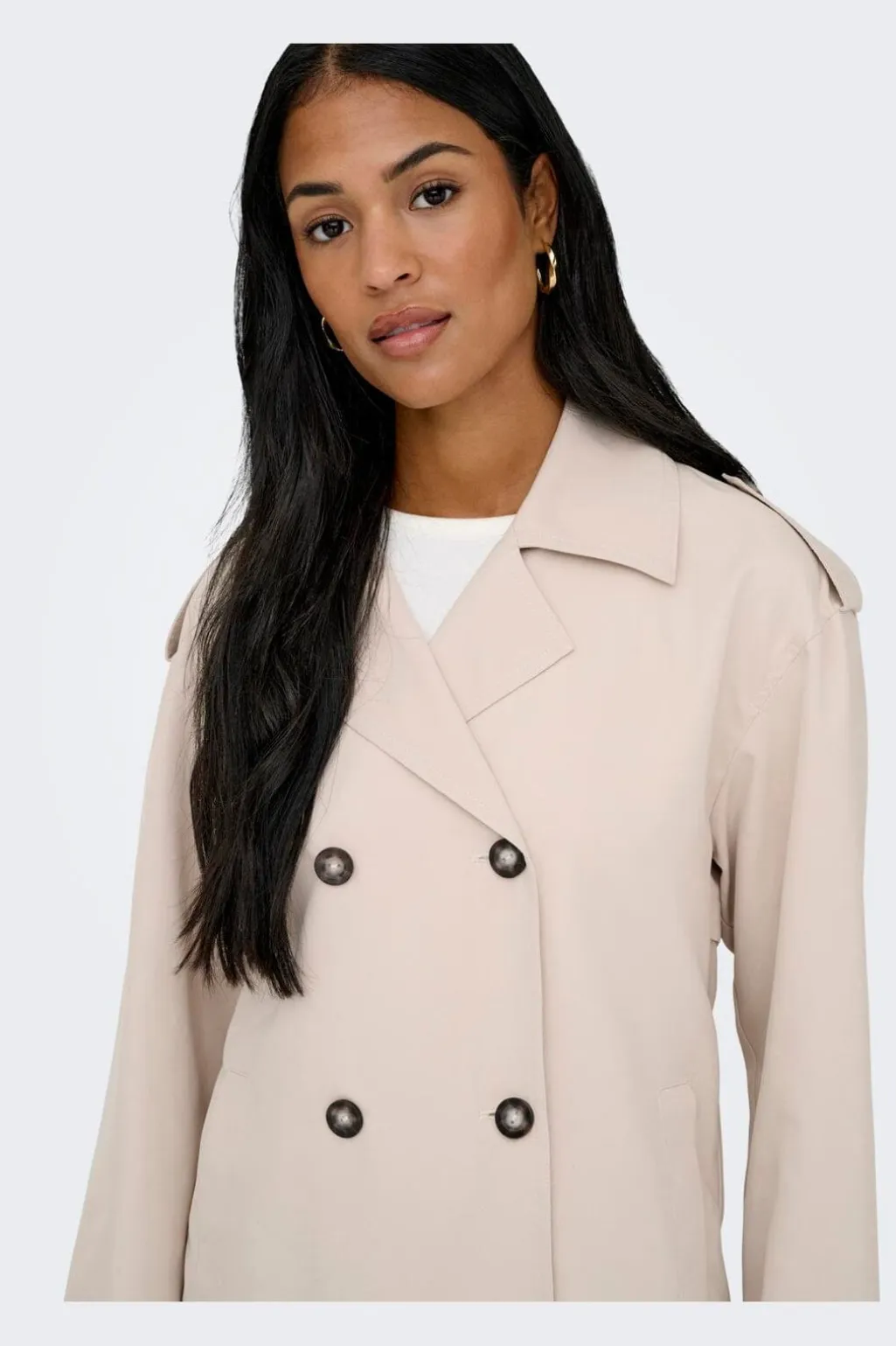 Onlhannah Short Life Trenchcoat
