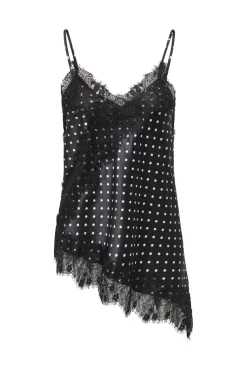 Onlindona Strap Satin Lace Top