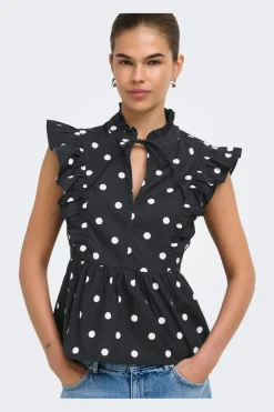 Onlkai S/L Peplum Frill