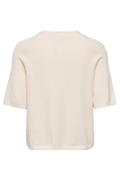 Onlkatia Ss O-Neck Detail Knt