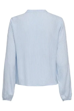 Onllennyo Ls Embroid V-Neck Top