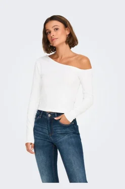 Onllive Love Life L/S Oneshoulder Topjrs