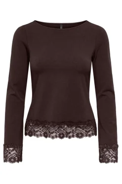 Onllive Love L/S O-Neck Lace Top