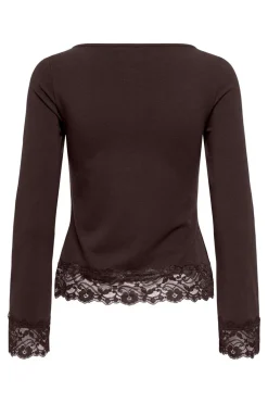 Onllive Love L/S O-Neck Lace Top