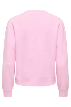 Onlmacey Ls Oneck Half Button Knt