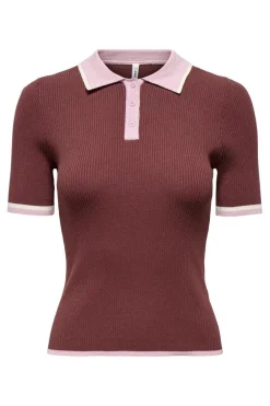 Onlmeddi Life Ss Contrast Polo Cc Knt