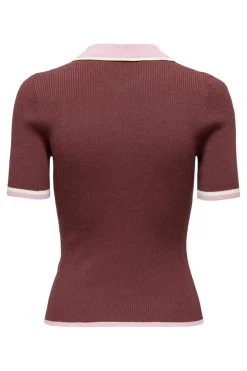 Onlmeddi Life Ss Contrast Polo Cc Knt