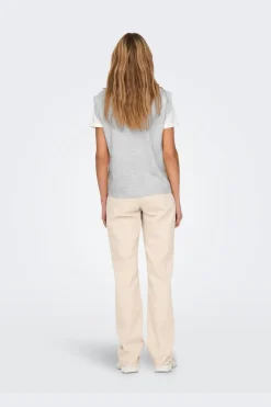 Onlmelody Sl Embroidery O-Neck Knt