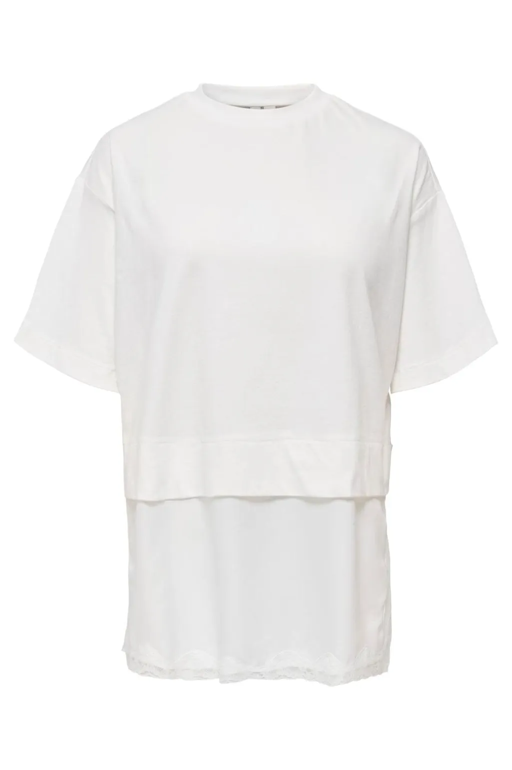 Onlmexa S/S Tee Lace Top