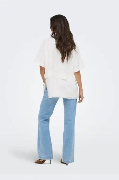Onlmexa S/S Tee Lace Top
