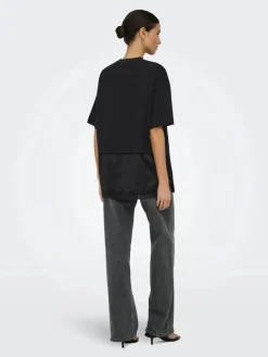 Onlmexa S/S Tee Lace Top
