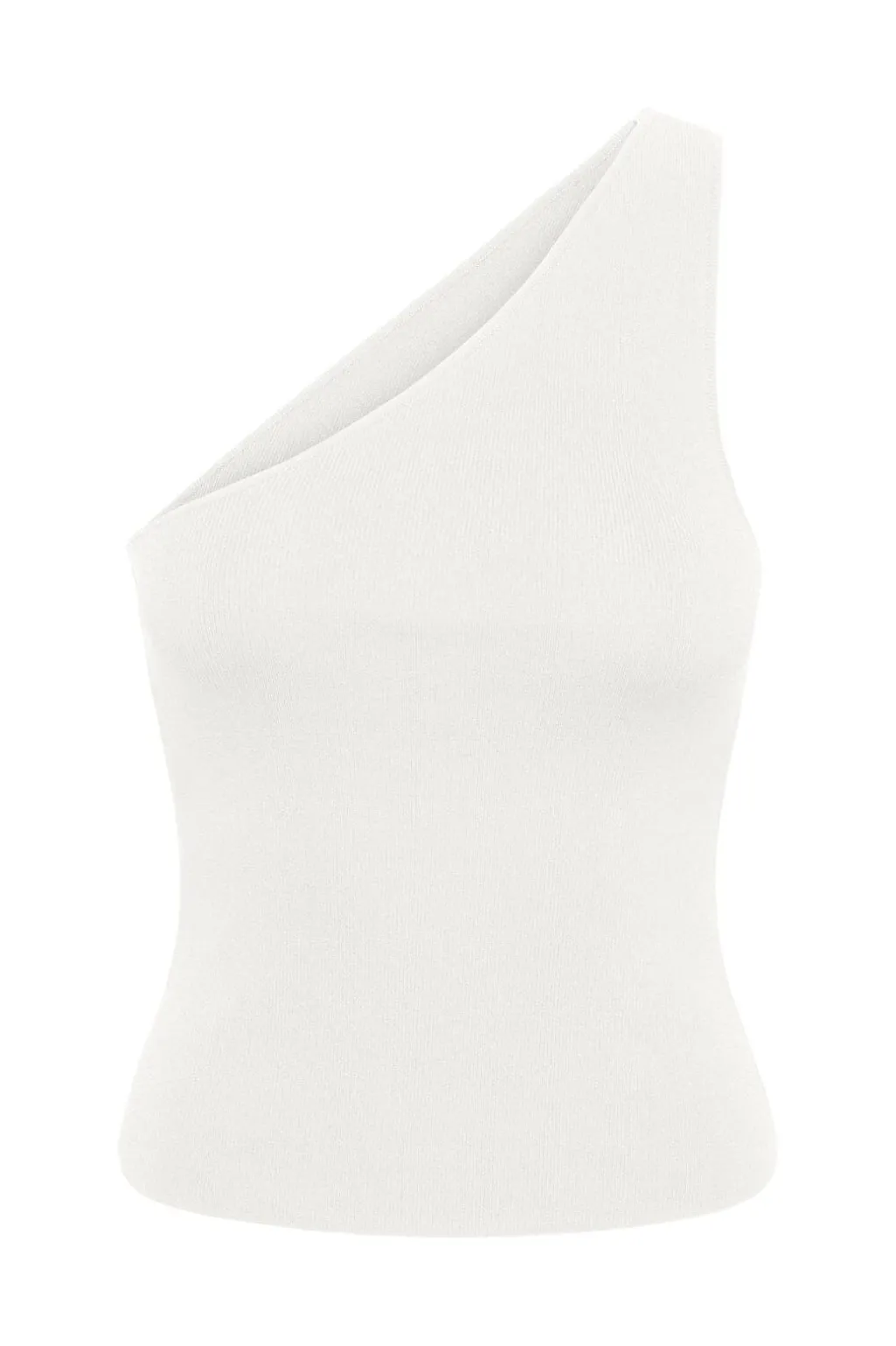 Onlmilo Sl One Shoulder Rib Top Cc Knt