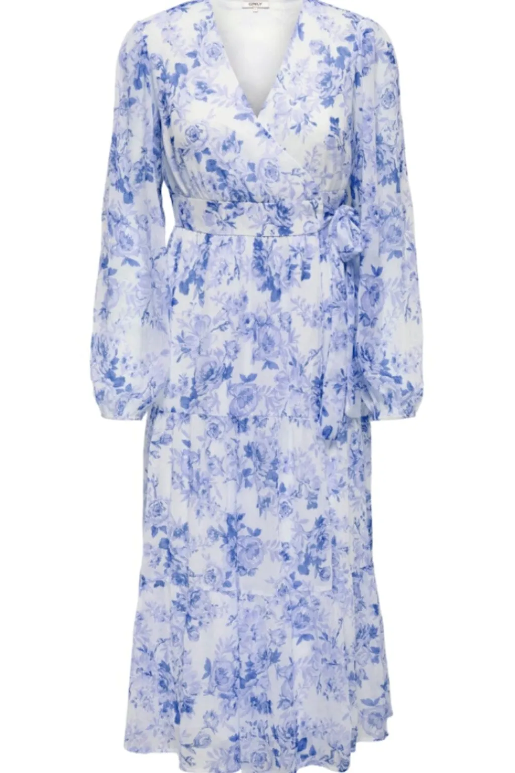 Onlmiriam Ls Wrap Midi Dress