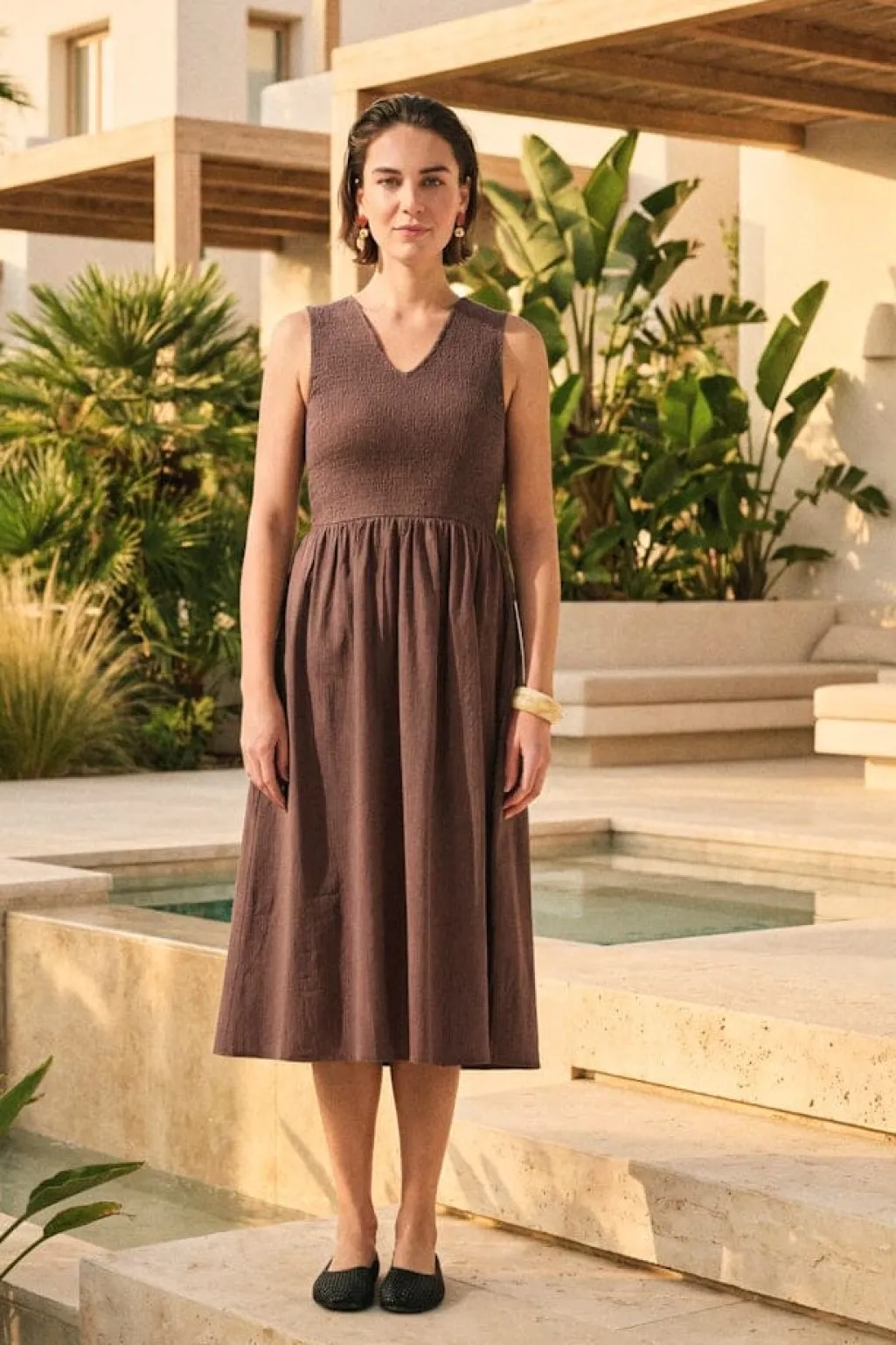 Onlnoema S/L Long Smock Dress