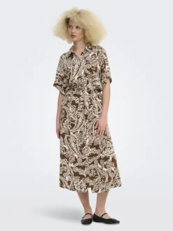 Onlsafa S/S Long Belt Dress