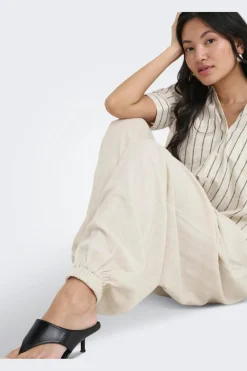 Onlsiesta Linen Bl Baggy Barrel