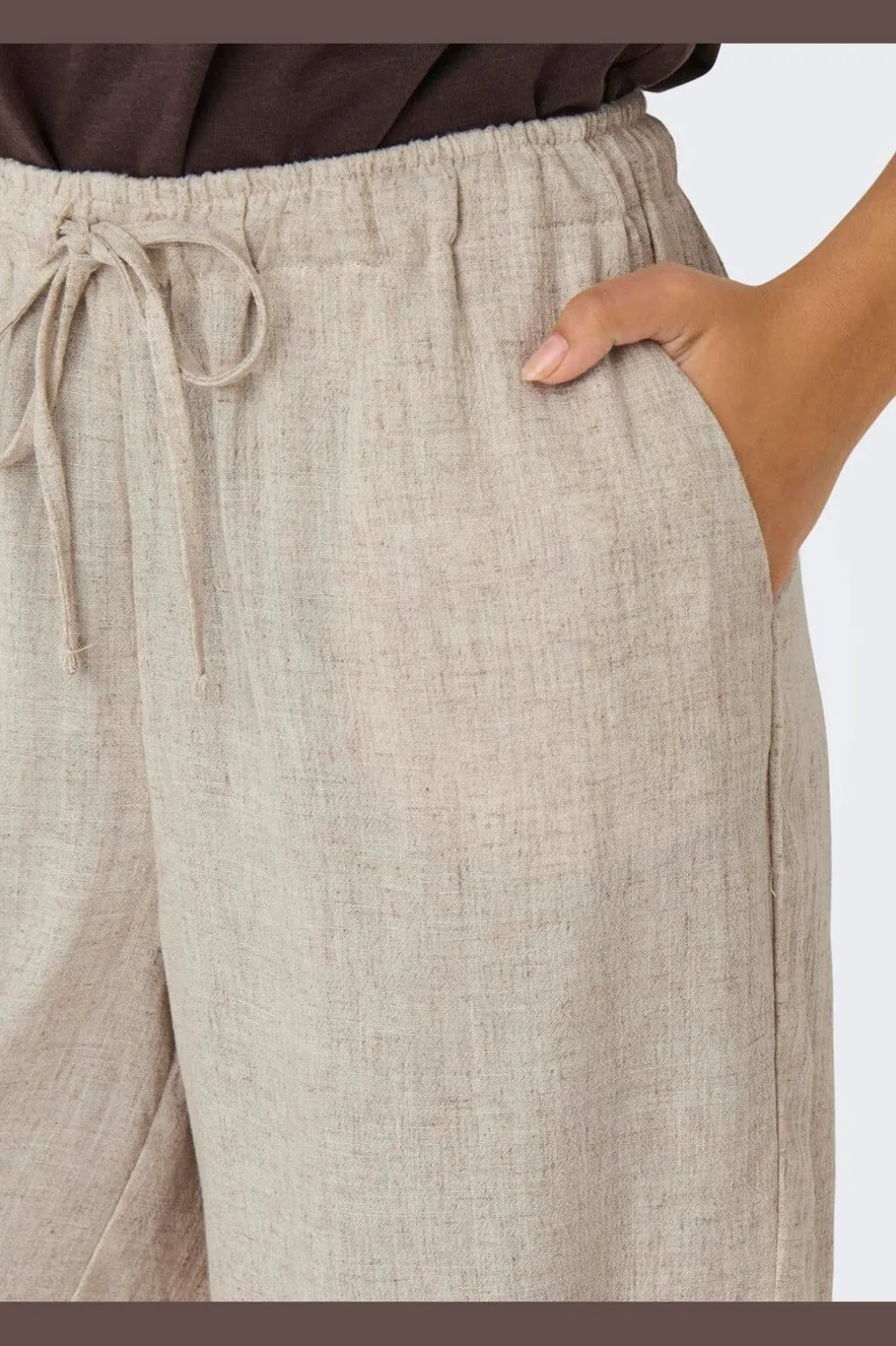 Onlsiesta Pull-Up Lin Bl Shorts