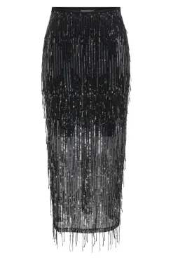 Onlspacy Long Sequins Skirt