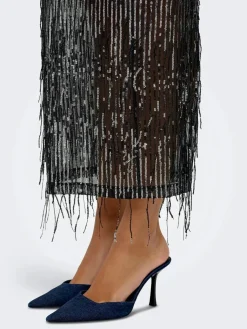 Onlspacy Long Sequins Skirt
