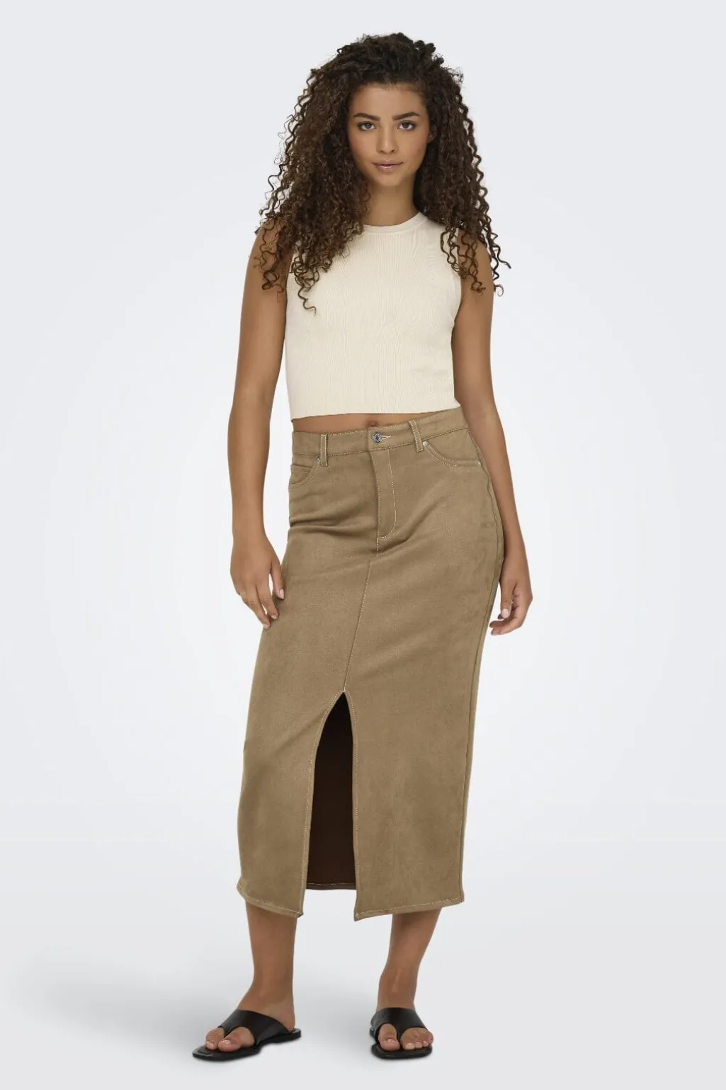 Onlstina Life Faux Suede Skirt Cc
