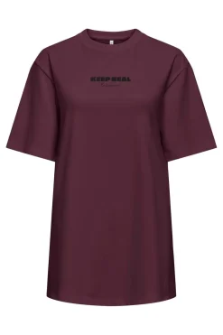 Onlsuperior S/S O-Neck Long Top