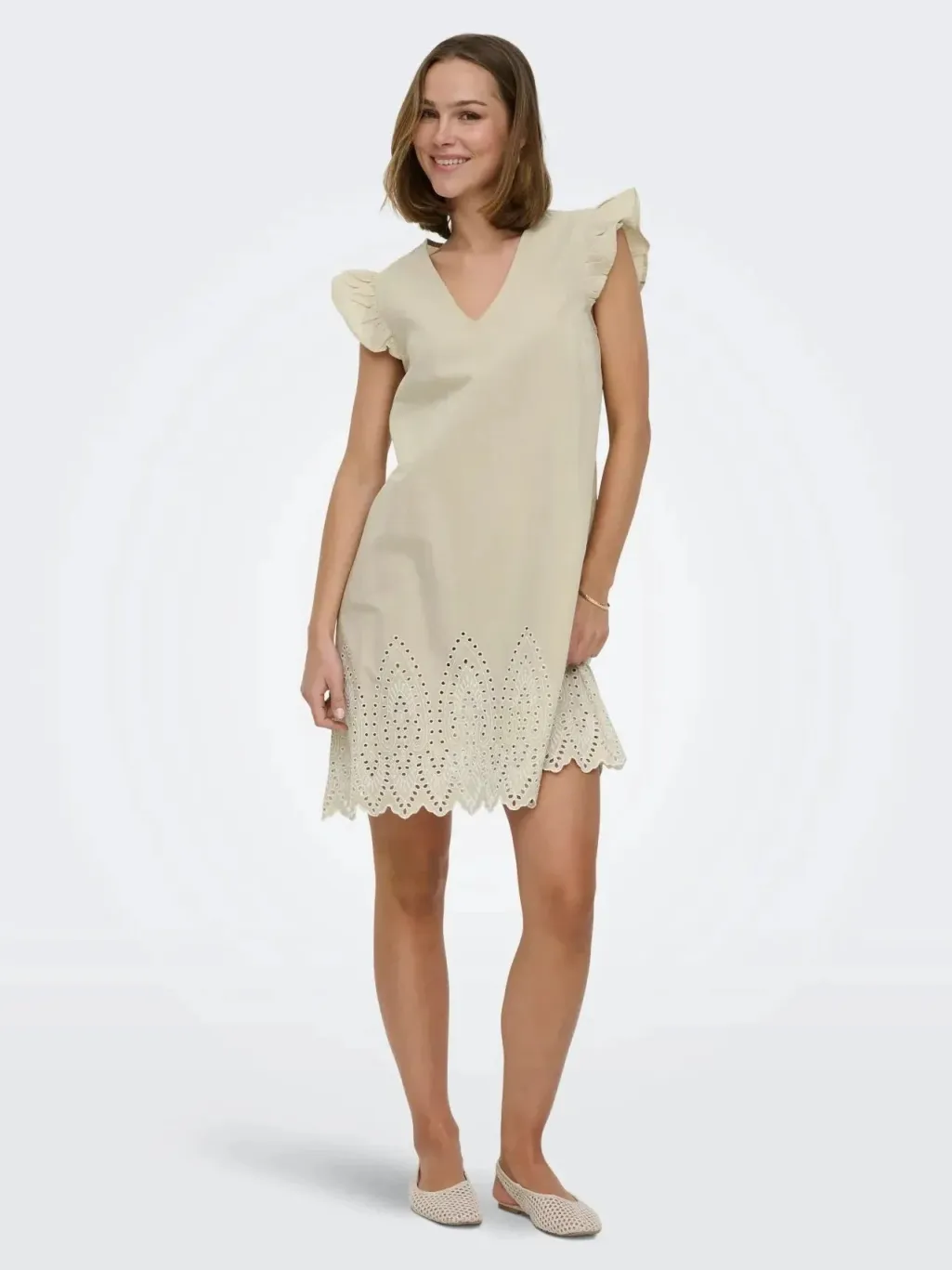 Onltulum Emb S/S Dress