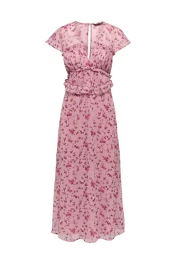 Onlvalda S/S Long Frill Dress