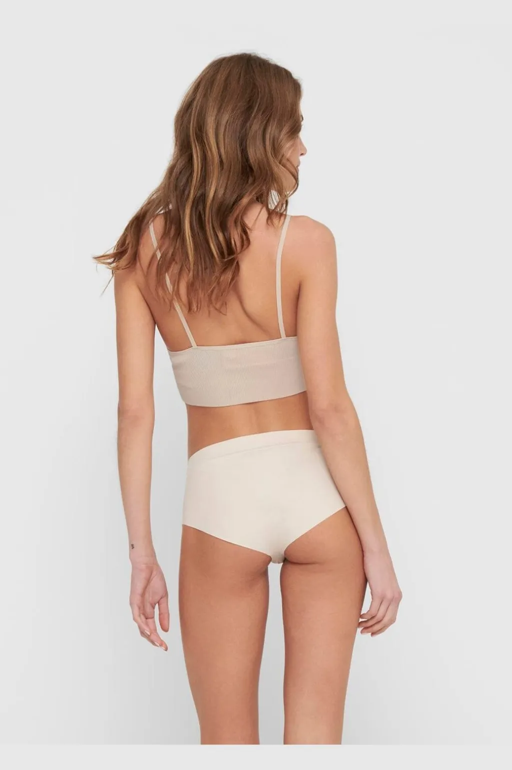 Onlvicky Rib Seamless Vneck Top Acc