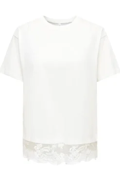 Onlvivvi S/S Lace Bottom Top