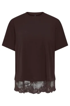Onlvivvi S/S Lace Bottom Top