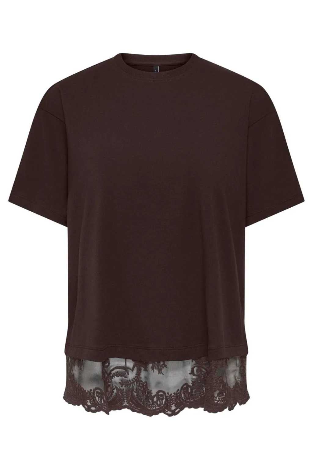Onlvivvi S/S Lace Bottom Top